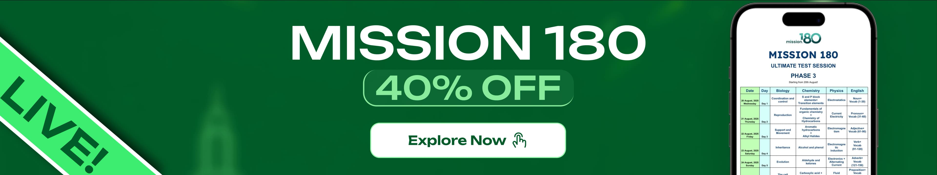Mission 180 Azadi Sale